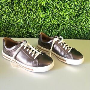 Clarks Metallic Brown Sneakers